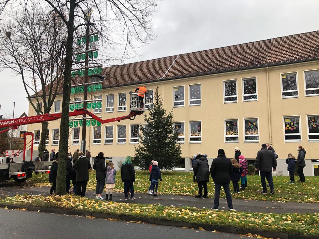 Weihnachtsbaum an der CHS