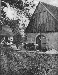 Hof Bergmann Grußpostkarte ca. 1935